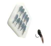 Lerpwige 1. 10pcs Realistic Trout Bait with Barbed Hook, Soft Artificial Fishing Bait in Attack on Accessories, Storage Artificial Bait for Anglers
