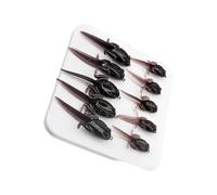 Lerpwige 1. 10pcs Realistic Trout Bait with Barbed Hook, Soft Artificial Fishing Bait in Attack on Accessories, Storage Artificial Bait for Anglers