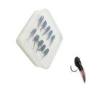 Lerpwige 1. 10pcs Realistic Trout Bait with Barbed Hook, Soft Artificial Fishing Bait in Attack on Accessories, Storage Artificial Bait for Anglers
