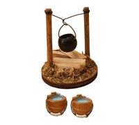 Lerpwige 1/12 Scale Miniature Rural Scene for Dollhouses Decoration Landscape Accessory Desk Living Room Office Decoration