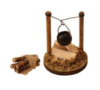 Lerpwige 1/12 Scale Miniature Rural Scene for Dollhouses Decoration Landscape Accessory Desk Living Room Office Decoration