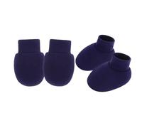 Lerpwige 1 Set Cotton Newborn Anti Scratch Mittens and Boots, Tibet, One Size