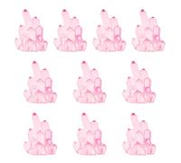 Lerpwige 10 Pcs Beautiful Colorful Fish Tank Resin Decorative Fish Tank Decoration for Garden Exhibitions