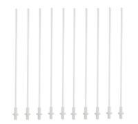 Lerpwige 10 Pieces Artificial Insemination Rods Tube Flexible Breeding Tube For Goat Sheep Animals Breed Test
