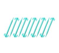 Lerpwige 10Pcs Camping Tent Stakes Heavy Duty Nails Screw Pegs for Fixing Rain Tarps Outdoors Tent Stakes Pegs