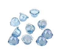 Lerpwige 10pcs Elegant Acrylic Wind Bell Pendants for Earrings Necklace Pendant Crafts