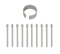 Lerpwige 10Pcs / Pack Soft Touching Felts Styluses Nibs with Clip for Pen PTH460 PTH660 Drawing on Graphics Tablets Precisions Felts Nibs for Drawing Tablet