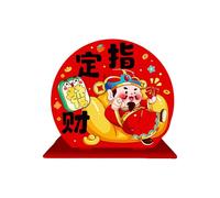 Lerpwige 2025 New Year Table Decorations Wood 2025 Office Ornaments Redness Holiday Supplies Snake Table Decorations