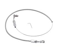 Lerpwige 24 Inch Replacement Braid Throttle Cable Throttle Cable Stainless Steel Throttle Cable Assembly Easy Installation Replacement