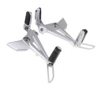 Lerpwige 2pcs Motorcycle Metal Foot Pegs Aluminum Alloy Pedals