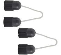 Lerpwige 2pcs Wishbone Latex Tube Adapter Wear Resistant Threaded Spearfishing Connector Underwater Spear Connection Accessories Connector