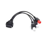 Lerpwige 3 4 and 6 Pin to Motorcycle Repair Equipments Connector Diagnostic Tool Motorcycle Extension Cable Cable Extension Adapter