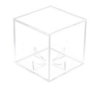 Lerpwige 3 Inch Baseball Holder for Protective Dust Cube for One or a Signed Ball Square Acrylic for the Case