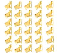 Lerpwige 30 Pcs Retro Style Skateboard Pendants Elegant Pendant for Handmade Jewelry and Keychain Decoration