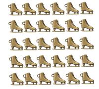 Lerpwige 30 Pcs Retro Style Skateboard Pendants Elegant Pendant for Handmade Jewelry and Keychain Decoration