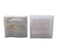 Lerpwige 3D Human Ear Mouth Eye Nose Mold Silicone Candle Making Mould Reusable For Soap Chocolate Gypsum Candy Baking