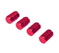 Lerpwige 4 Pcs Aluminum Wheel Valve Caps with Rubber Seals Airtight Tire Protection Strip Covers for Vehicle Tyres