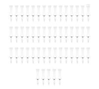 Lerpwige 50pcs/lot tees plastic step down unbreakable 70/57/51/45/38/32 mm coloured tees long short for golfer exercise