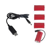 Lerpwige 5v2a USB to 6V LR20 D Battery Eliminators Replace 4pcs 1 5V LR20 D Batteries for Toy Nets