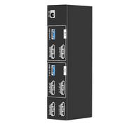 Lerpwige 8K 4K DisplayPort KVM Switch with Single Wire Switch for Two Computers for Office Multimedia Meeting Room