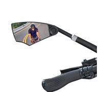Lerpwige Adjustable 360 Degree Rear View Mirror Durability Extendible Wheel Mirror for Various Bicycle Types