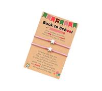 Lerpwige Adjustable Braided Copper Star Charm Bracelet Lightweight Braided, one size, As described
