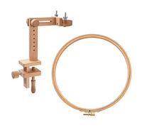 Lerpwige Adjustable Cross Stitch Stand Embroidery Hoop Holder Hands Embroidery Hoop Stand Cross Stitch