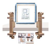Lerpwige Adjustable Desktop Embroidery Stand Wooden Hoop Embroidery Hoop for Embroidery Needle Work