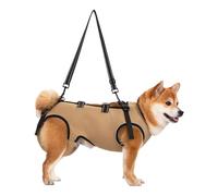 Lerpwige Adjustable Dog Support Harness for Elderly Pets with Padded Belt and Breathable Design Disabled Pet Support Buoyancy Slingshot Adjustable Upholstered Dog Harness