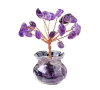 Lerpwige Aligned Crystal Money Tree Decoration for Inviting Happiness and Increasing Space Energy in Any Environment