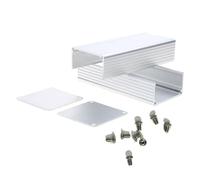 Lerpwige Aluminium Enclosure Electronic Project Box For Case Sand Explosion With 4 Fixed Hole Audio Amplifier 3.94x1.81x1 Electronic Project Housing Box Aluminium