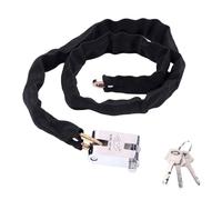 Lerpwige Anti-Bike Thick Bicycle Lock Portable Outdoor Bike Chain Lock Road Bike Security Chain Lock with 3 Buttons Easy to Use