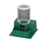 Lerpwige Automatic Reptiles Water Dispenser with Visible Refill Bottle Feeding for Turtles Lizards Tortoises Space Saving Reptiles Tanks Bowl