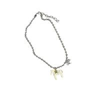 Lerpwige Beautiful Drip Oil Ponies Pendant Necklace Trendy Blogger Inspired Jewellery Gift Sweet Styles The Chain For Women Chic Birthday Gift Chain Overlay, one size, As described, As described