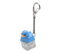 Lerpwige Beautiful Resin Duck Key Cap Stress Relief Toy Keychain Type for Keyboards Portable Sensory Desk Decoration Gift Therapeutic Duck Key for Work