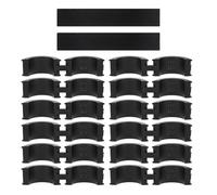 Lerpwige Bicycles Handlebars Cushions Premium Elastics Rubber Multiple Size Slip Resistant Texture For Shocked Absorption Bike Handlebars Rubber Pad