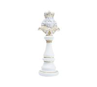 Lerpwige Black/White Queen/King/Horse Chess Statue Sculpture for Sophisticated Office Decoration and Classic Design