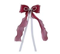 Lerpwige Bowknot Butterfly Curtain Fittings with Beads for Adding Sparkles to Habitat Functionality and Styles Curtain Holdbacks