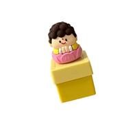 Lerpwige Buddha Sound Keychain Cartoon Bag Pendant Key Soft Ornament Hanging Toy Suitable for School Bag Decoration