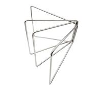 Lerpwige Camping Folding Cooler Stand Storage Box Clips Metal Pannier Rack Portable Ice Box Holder for Kitchen Outdoor Travel