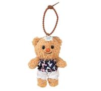 Lerpwige Cheese Key Plush Teddy Bear Fashion Keychain Bag Pendant Accessory Stylish Key with Multiple Color Options