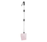 Lerpwige Chicken Litter Scooper With Shovel Telescopic Handle Metal Scoops Hollow Poop Sifter Ergonomic Metal Handle Poultry Scooper