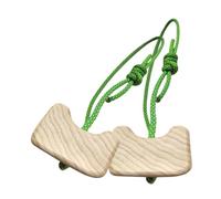 Lerpwige Climbing Finger Boards Wooden Training Hanging Board Wall Mounted Finger Boards for Climbing Enthusiasts