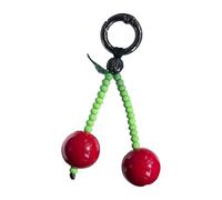 Lerpwige colorful cherry beads hanging decoration key hanging hanging pearl ornament for young women fashion lover