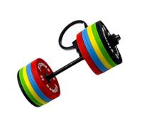 Lerpwige Colorful Durable PVC Keychain Portable Accessory for Fitness Lovers Search Unique Designs Gym Accessories