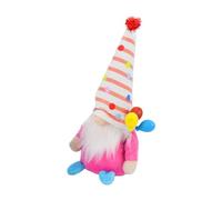 Lerpwige Colorful Gnomes Dolls Figurine With Balloons Swedish Tomtes Dwarf Elves Plush Figure Toy For Birthday Party Decoration