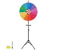 Lerpwige Componentized Game Wheel Structure Collapsing Frame Thickened Against Scratch Face Fair Manual Turn for Shops Classrooms Participatory Activity Turn Wheel