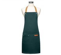 Lerpwige Cooking Apron Oil Resistant Overalls Kitchen Work Wear Restaurant Cafe Bag Chef Work Apron