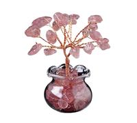 Lerpwige Crystal money tree decoration lined up to invite happiness and increase space energy in any setting