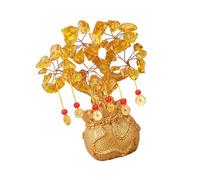 Lerpwige Crystal Money Tree Desk Desk Ornament for Winning Prosperity and Success Gift